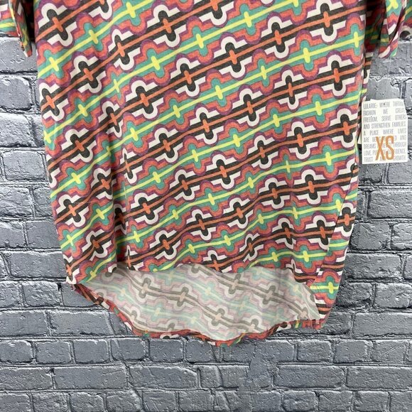 LuLaRoe Women's Size XS Irma Shirt Tunic High Low Hem - Picture 4 of 5